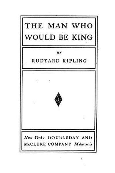 Cover of The man who would be king