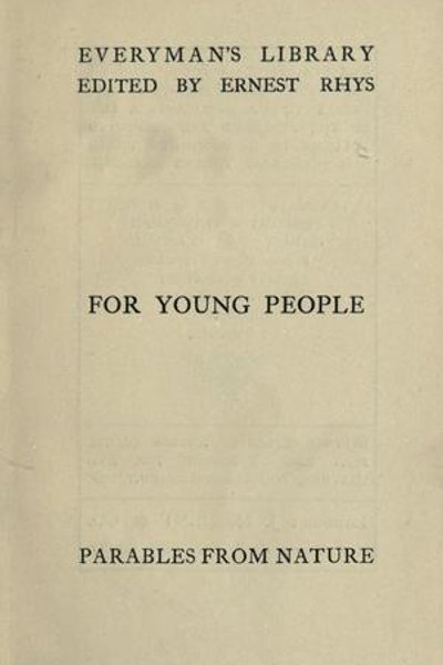Cover of Parables from nature
