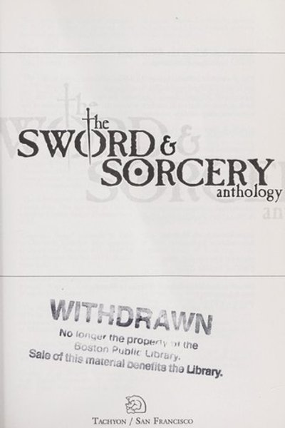 Cover of The sword and sorcery anthology