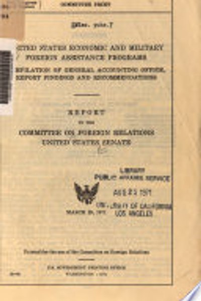 Foreign assistance