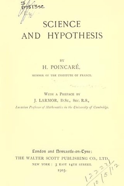 Cover of La science et l'hypothèse