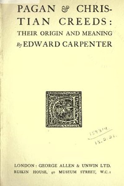 Cover of Pagan & Christian creeds
