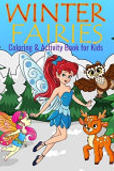 Cover of Fairies and Elves Christmas Coloring Book