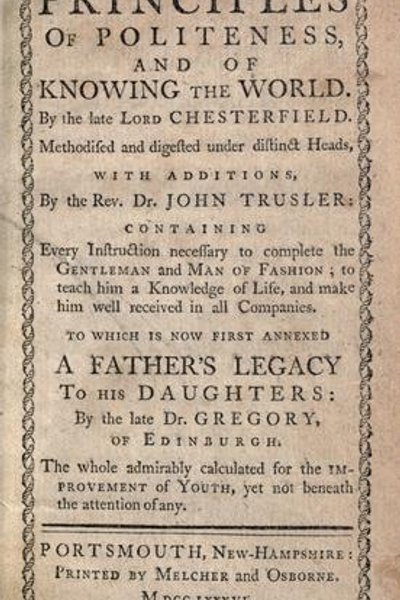 Cover of Letters to his son