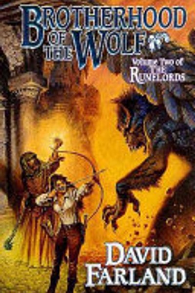 Cover of Brotherhood of the Wolf (The Runelords, Book Two)