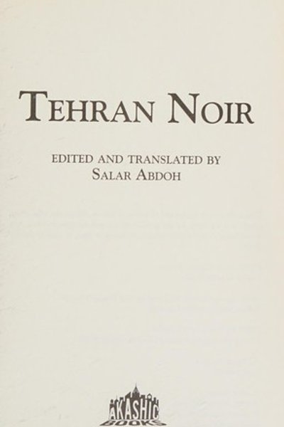 Cover of Tehran noir
