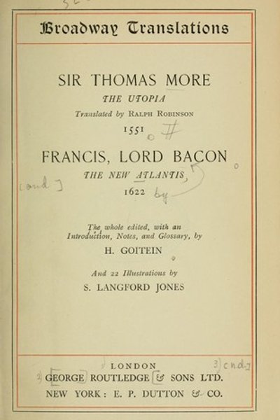 Cover of Utopia