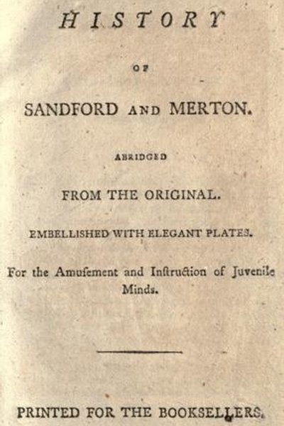 Cover of The history of Sandford and Merton