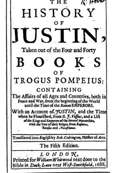 Cover of Historiae Philippicae