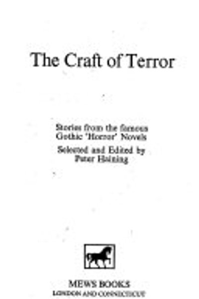 Cover of The craft of terror