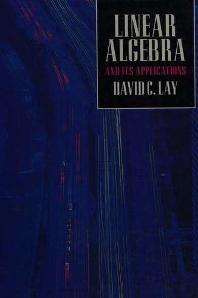 Cover of Linear algebra and its applications