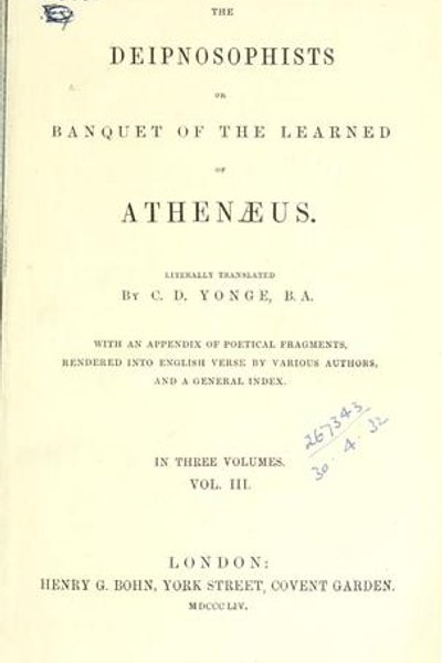 The Deipnosophists