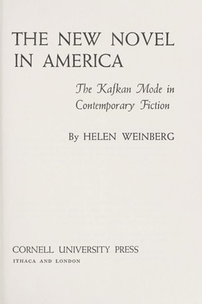 The new novel in America