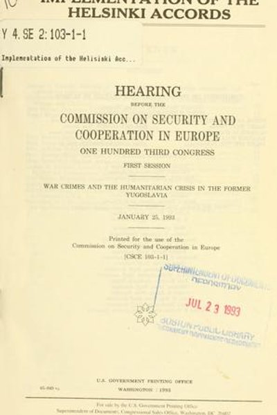 Implementation of the Helsinki accords