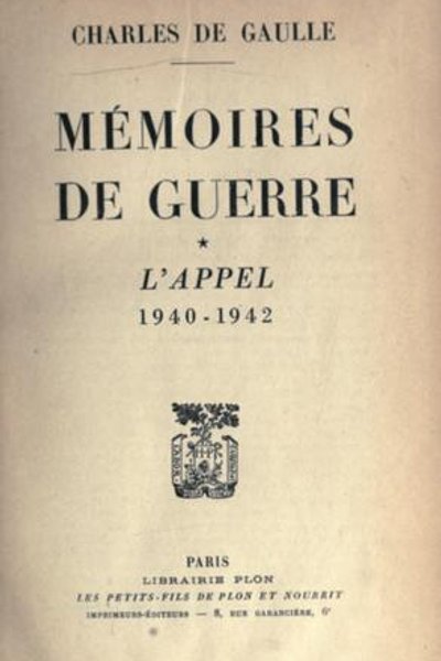 Meḿoires de guerre