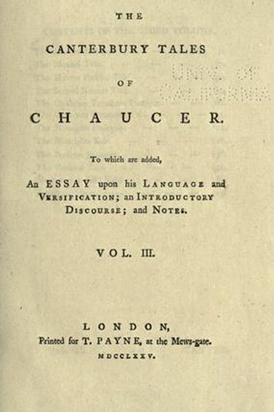 Cover of The Canterbury Tales