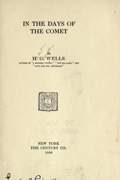 Cover of In the days of the comet