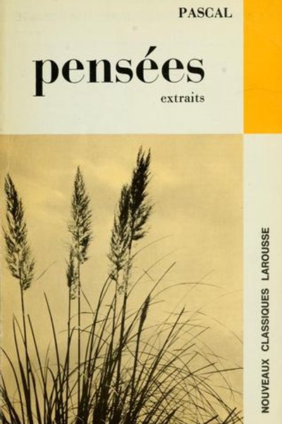 Cover of Pensées