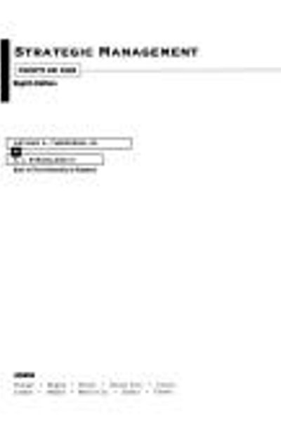 Cover of Strategic management