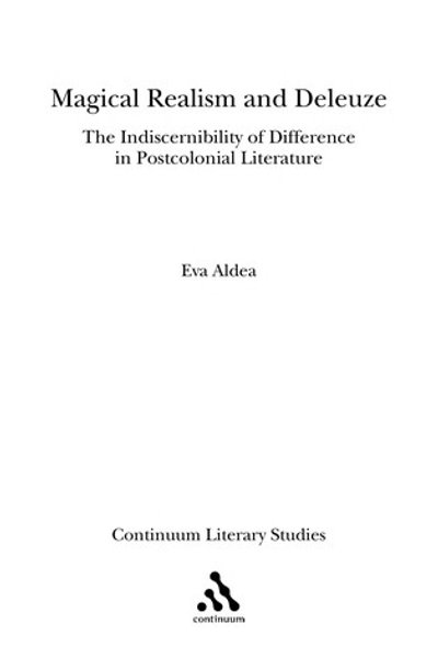 Cover of Magical realism and Deleuze