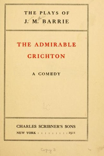 Cover of The Admirable Crichton