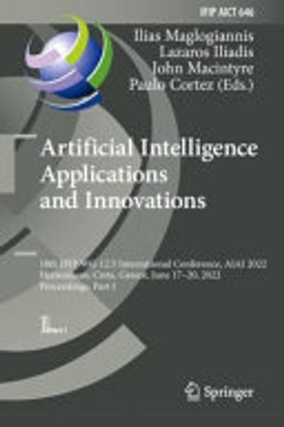 Cover of Artificial Intelligence Applications and Innovations