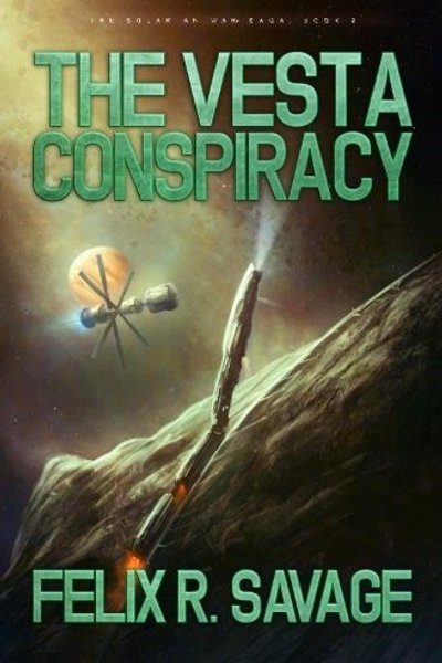 Cover of The Vesta Conspiracy: A Science Fiction Thriller (Solarian War Saga) (Volume 2)