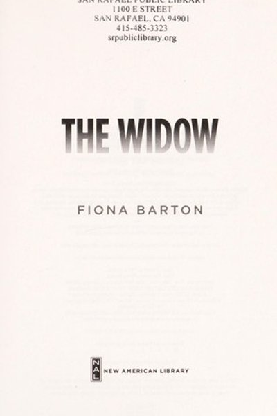 Cover of The widow