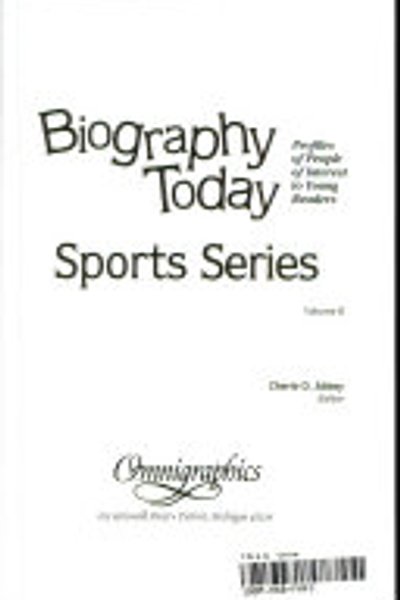 Cover of Biography Today Sports