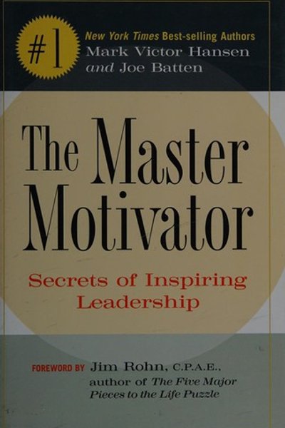 Cover of The master motivator