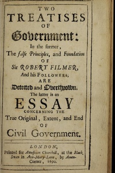Cover of Two Treatises on Government