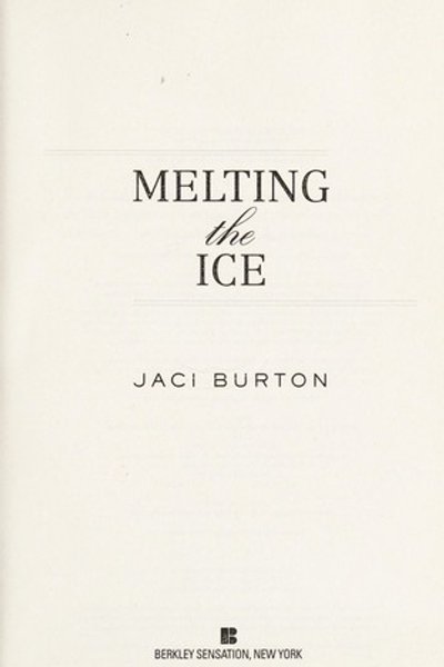 Cover of Melting the ice