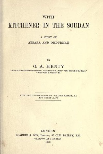 Cover of With Kitchner in the Soudan