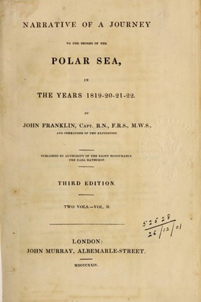 Journey to the shores of the Polar sea, in 1819-20-21-22