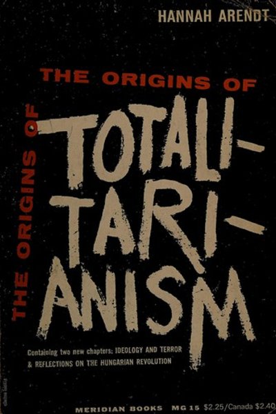 Cover of The Origins of Totalitarianism