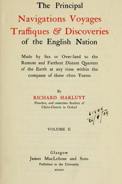 The principall navigations, voiages, and discoveries of the English nations