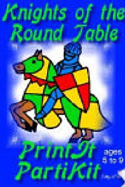 Children's Knights of the Round Table Birthday Party Kit and Party Games