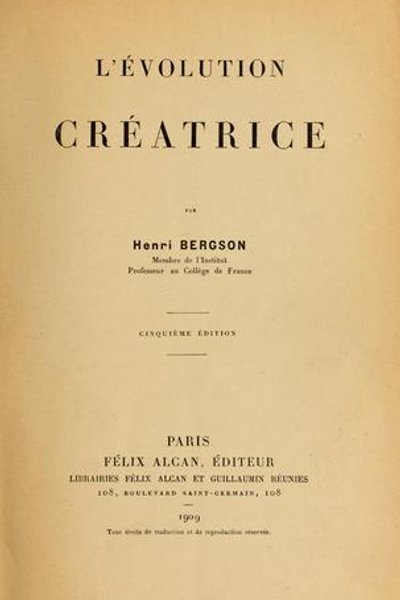 L'Évolution créatrice