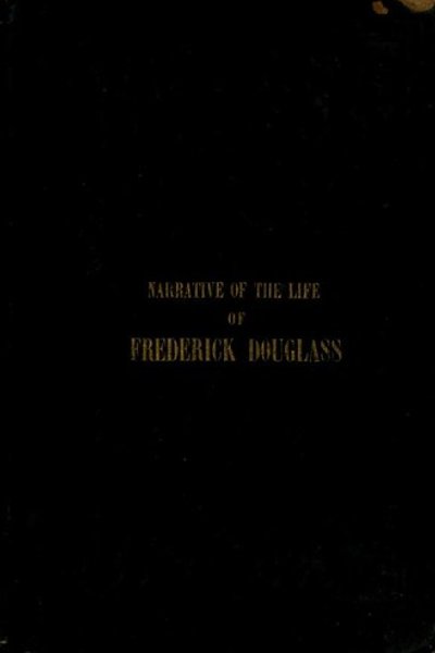 Cover of Narrative of the life of Frederick Douglass