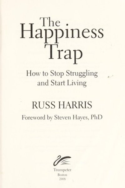Cover of The Happiness Trap